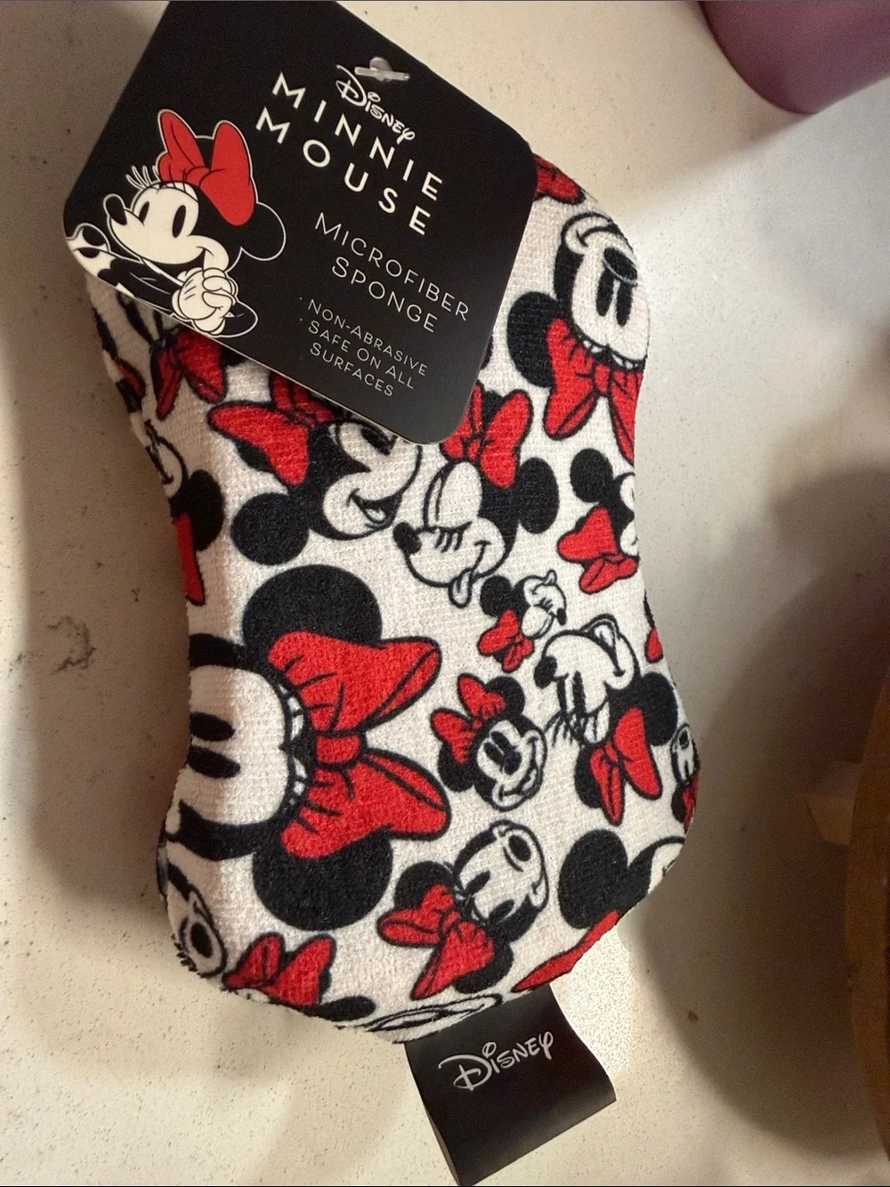 Disney Minnie Mouse Microfiber Sponge - Red, Black, White